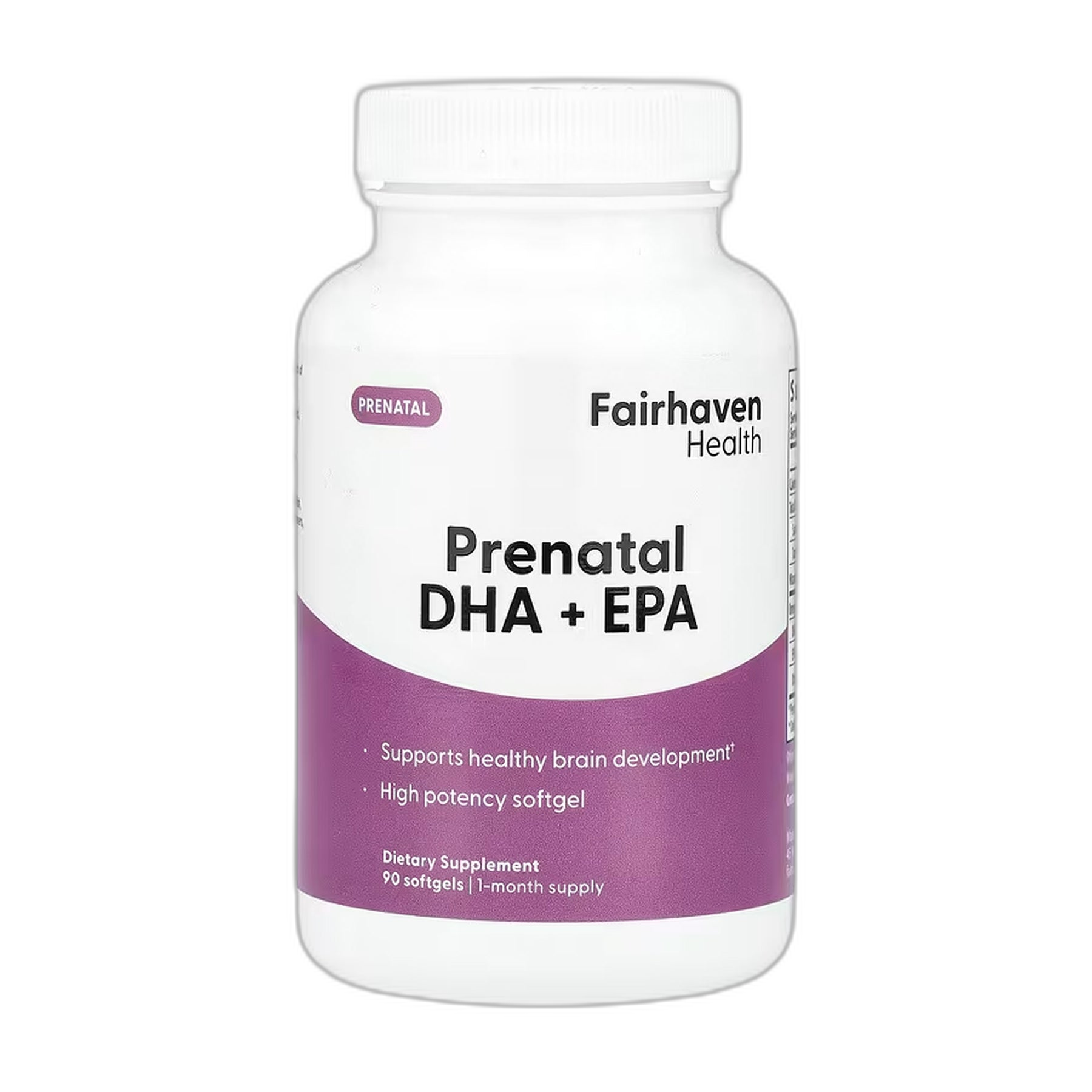 Пренатальний DHA + EPA - 90 капсул - Fairhaven Health