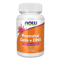 Пренатальний Гелс + DHA - 90 капсул - Now Foods