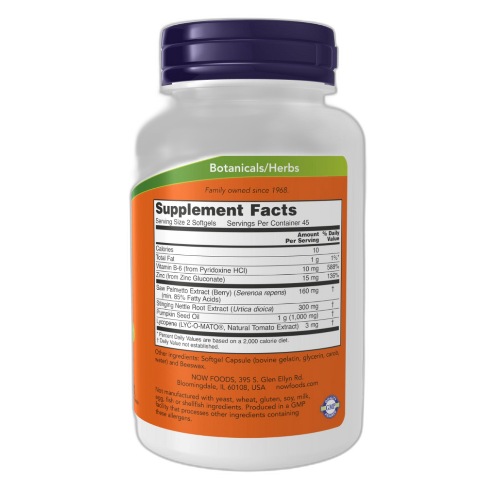 Простата Підтримка - 90 капсул - Now Foods