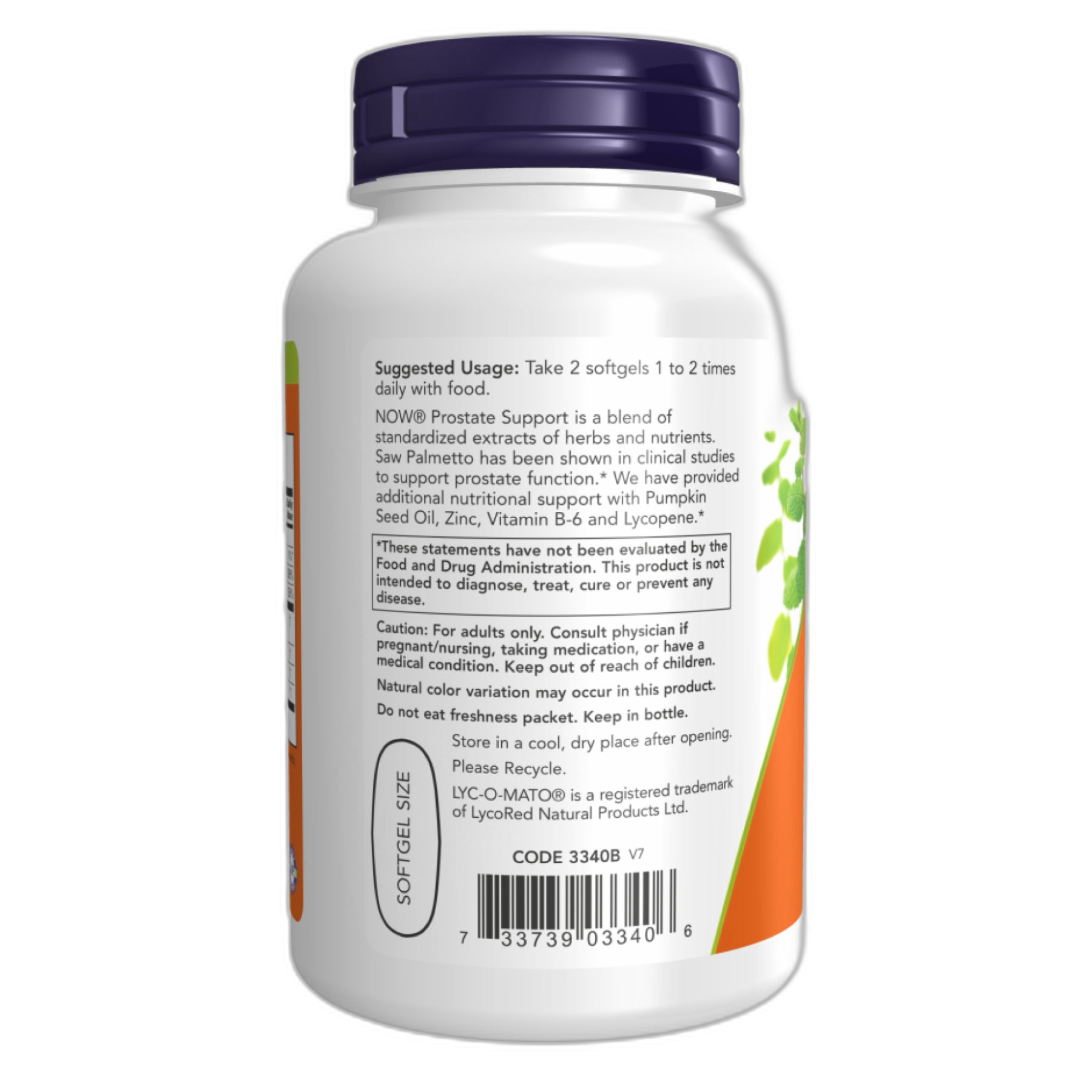 Простата Підтримка - 90 капсул - Now Foods
