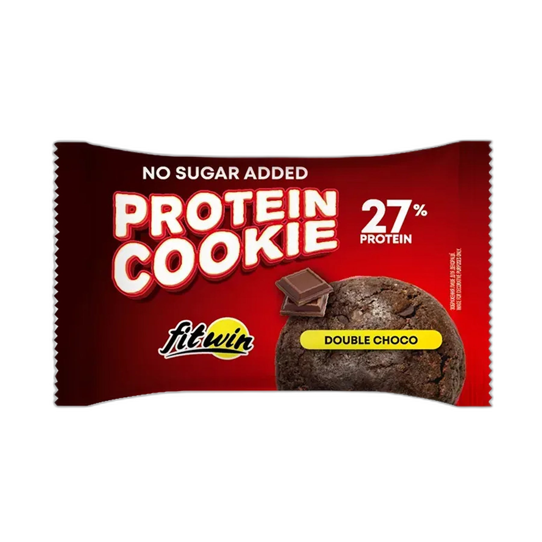 Protein Cookie 27% протеїнове печиво Double Choco 40 г - 10 штук - FitWin