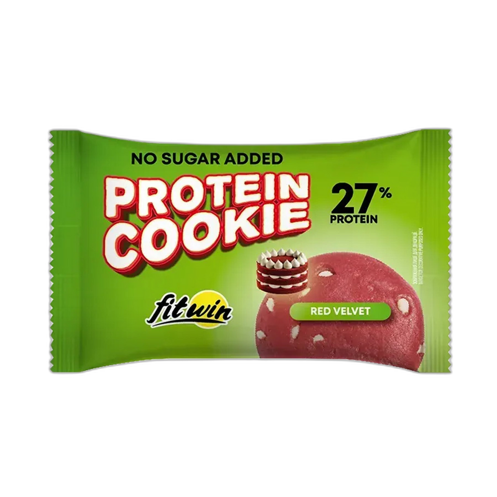 Protein Cookie 27% протеїнове печиво Red Velvet 40 г - 10 штук - FitWin