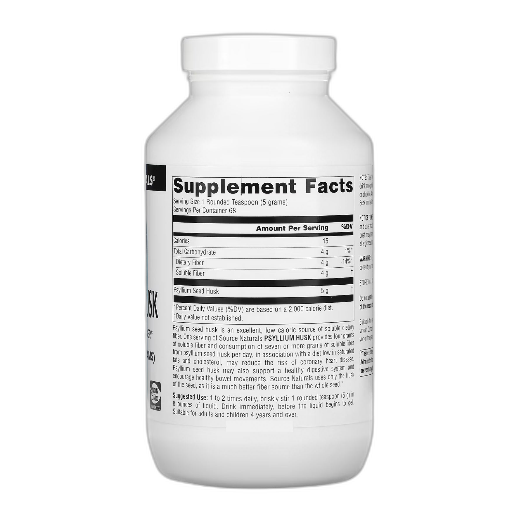 Лушпиння псиліуму - 340 г - Source Naturals