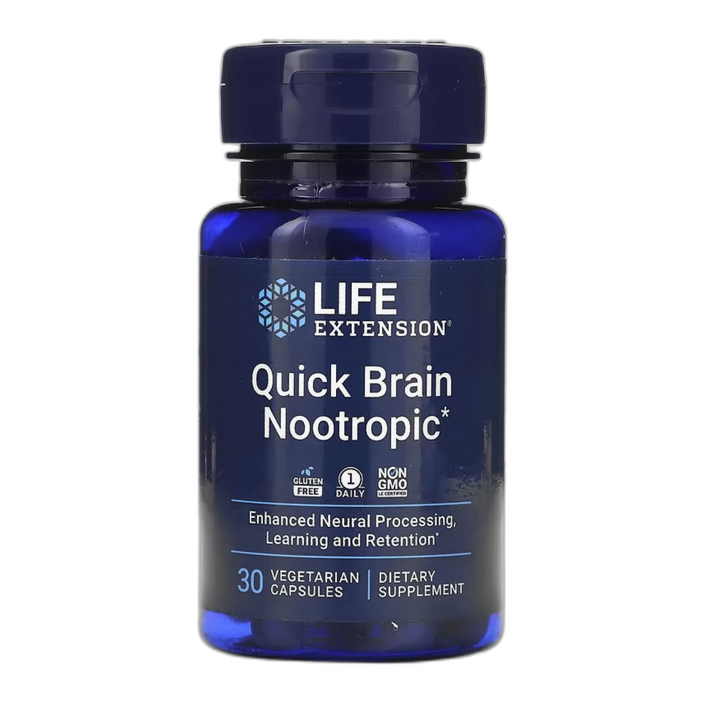Quick Мозок Nootropic - 30 капсул - Life Extension