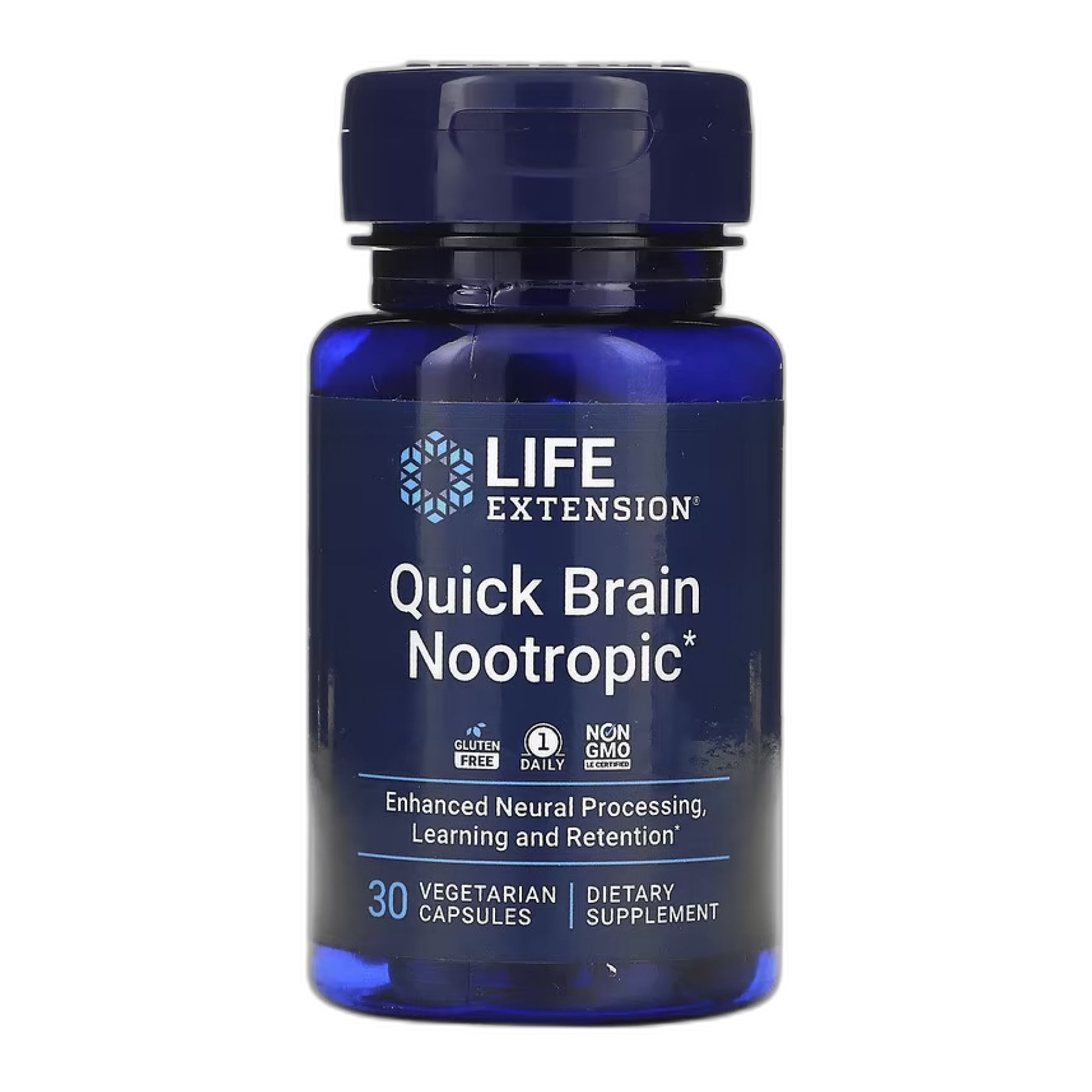 Quick Мозок Nootropic - 30 капсул - Life Extension