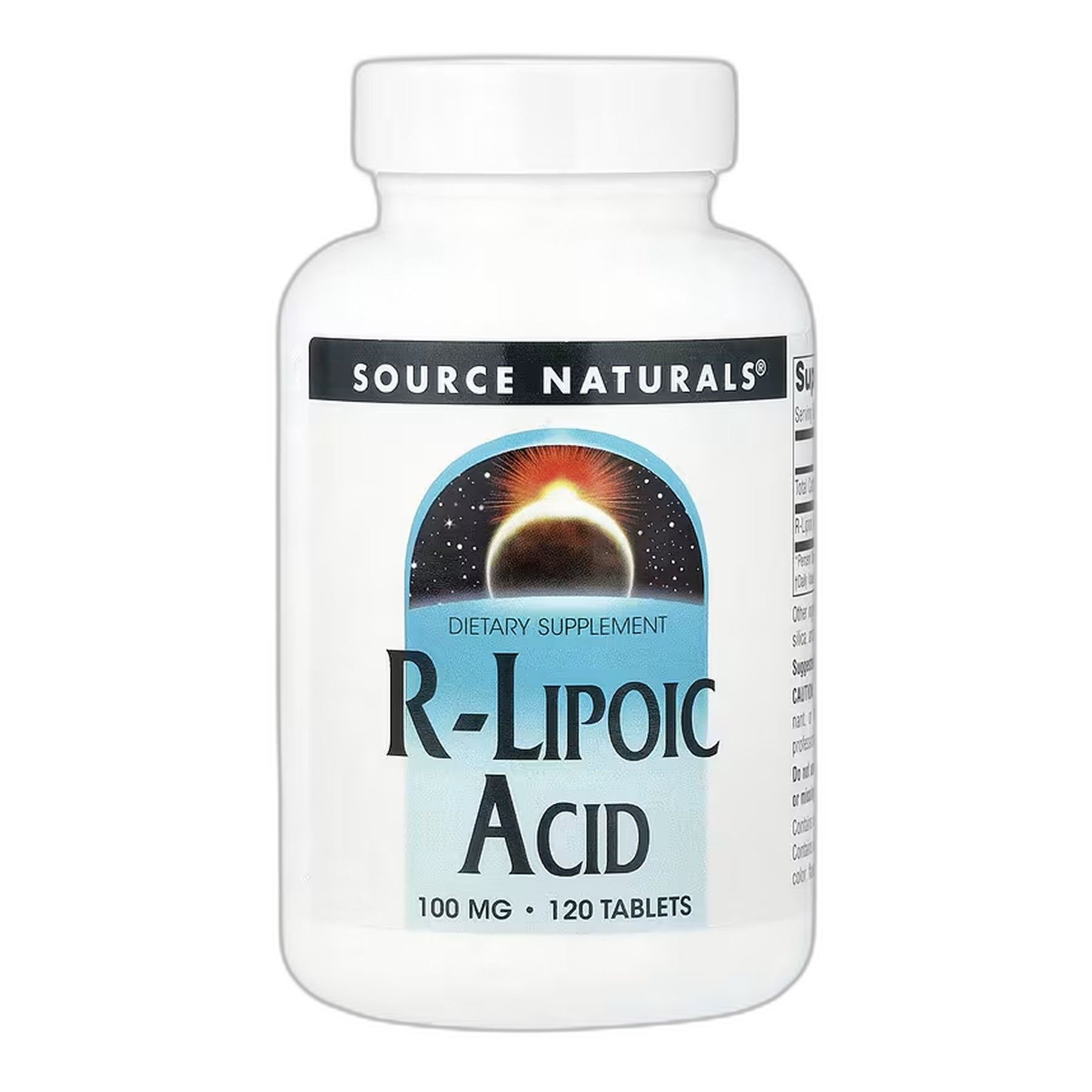 R-ліпоєва кислота 100 мг - 120 таблеток - Source Naturals