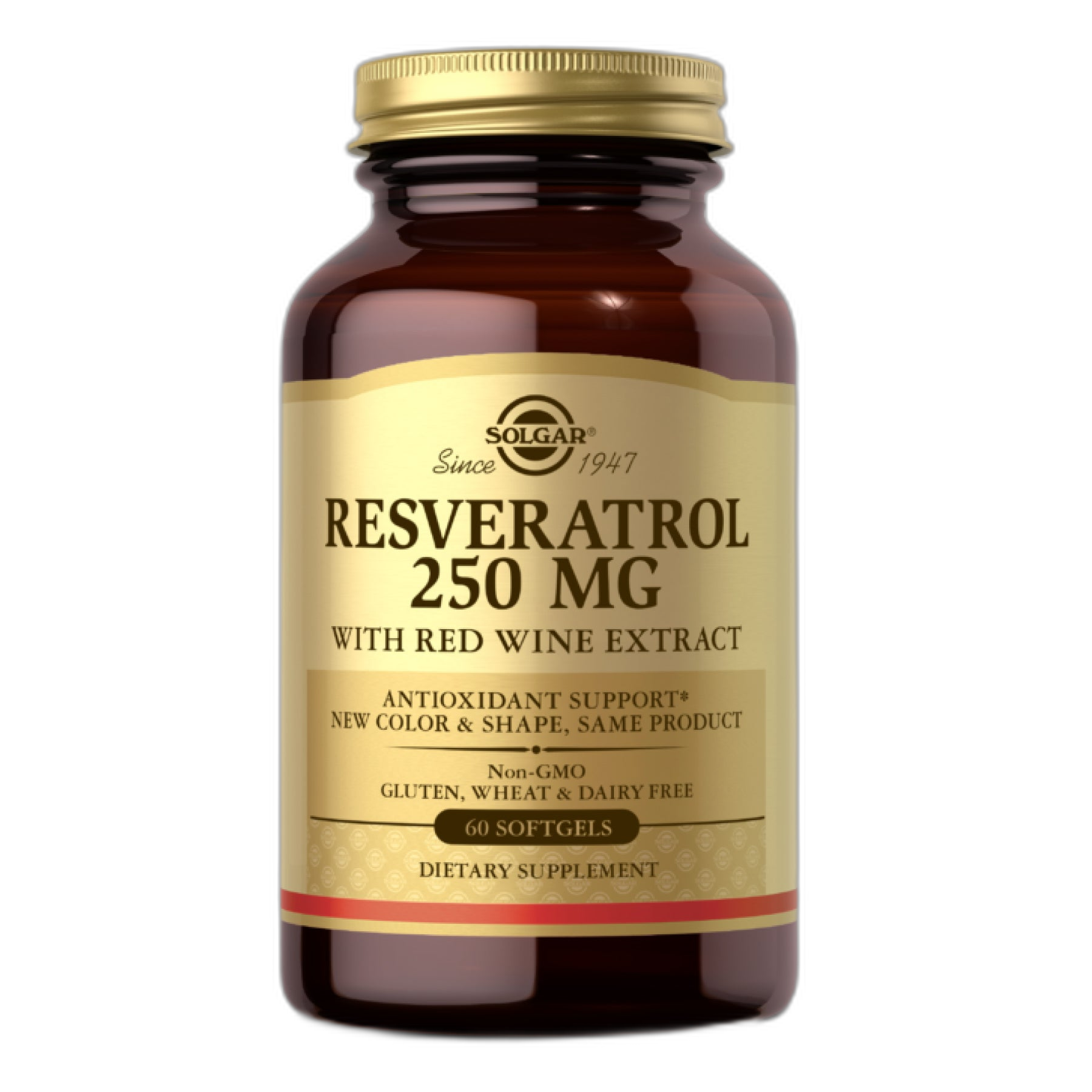 Ресвератрол 250 мг з Red Wine Екстракт - 60 капсул - Solgar