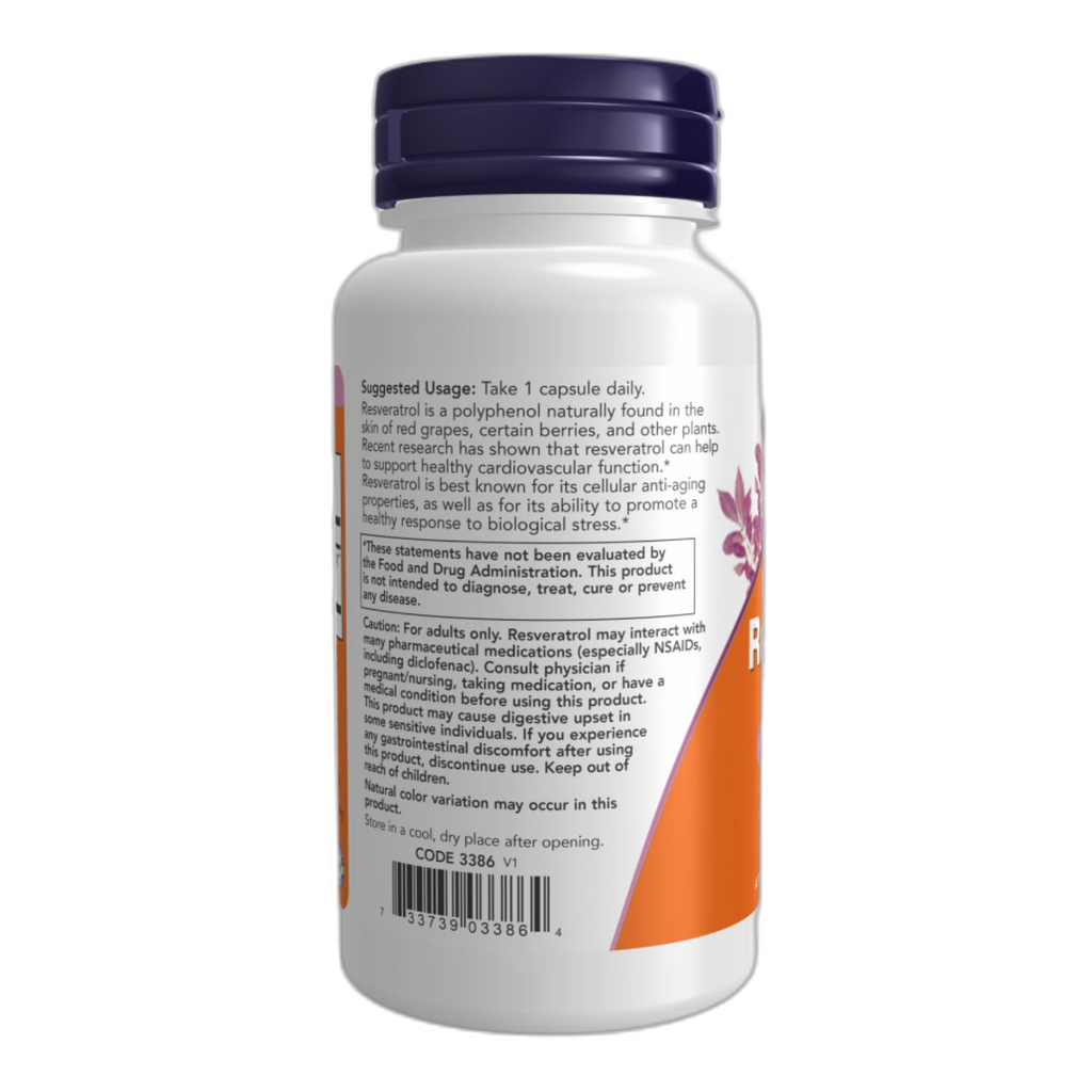 Ресвератрол 350 мг - 60 капсул - Now Foods