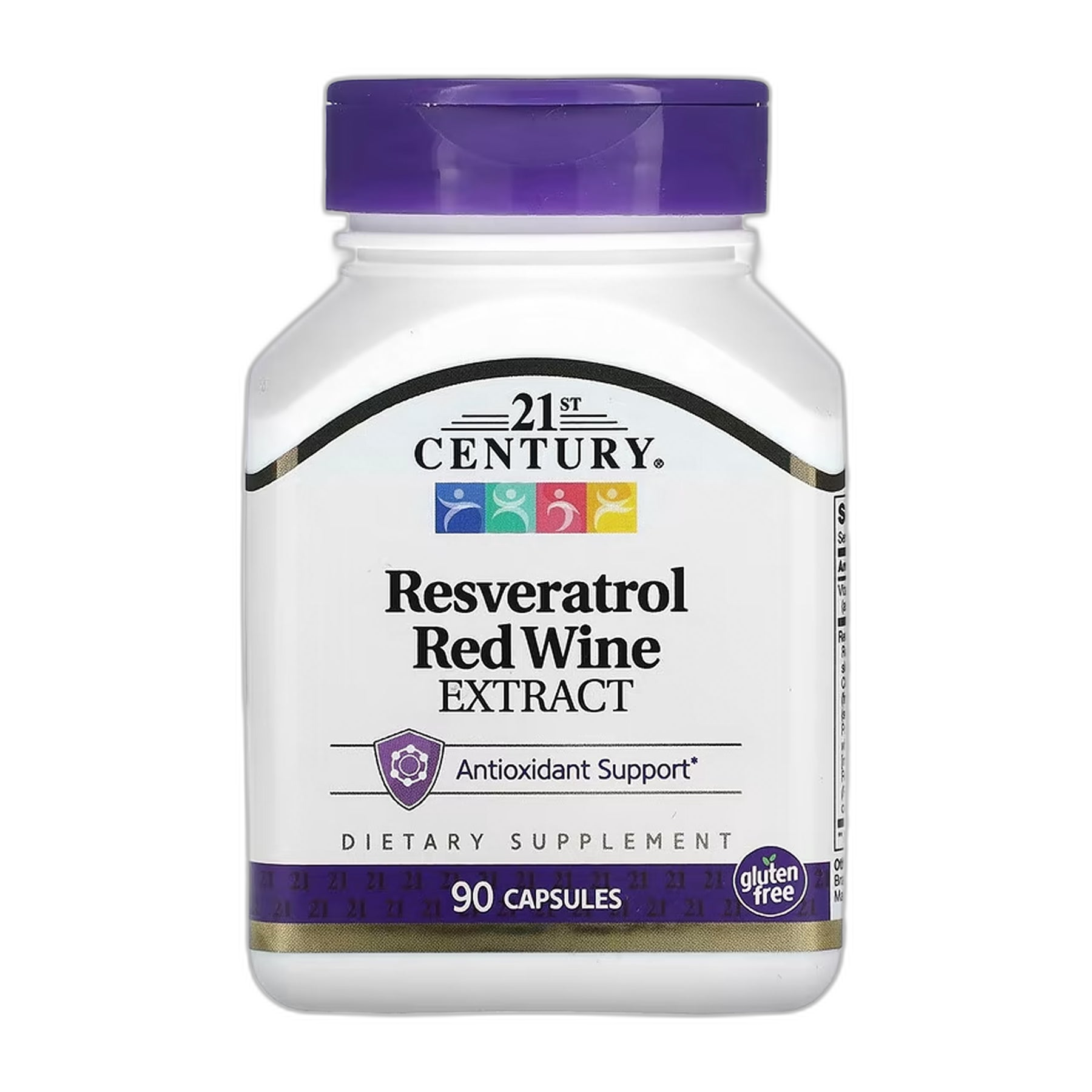 Ресвератрол Red Wine Екстракт - 90 капсул - 21st Century