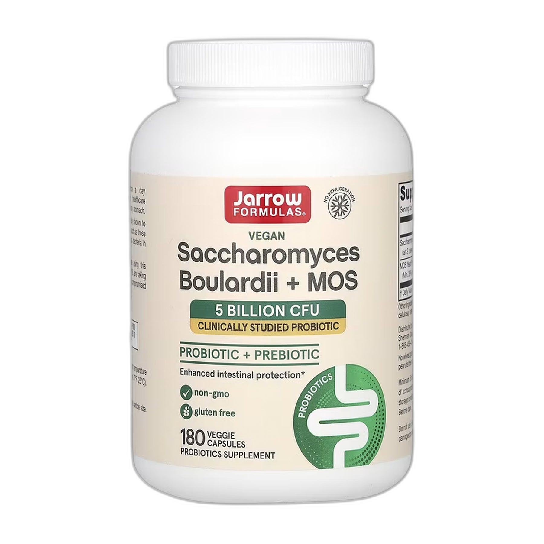 Saccharomyces Boulardii + MOS - 180 капсул - Jarrow Formulas