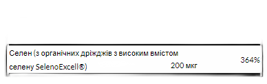 Селеноекскелл Селен 200 мкг - 60 капсул - Swanson
