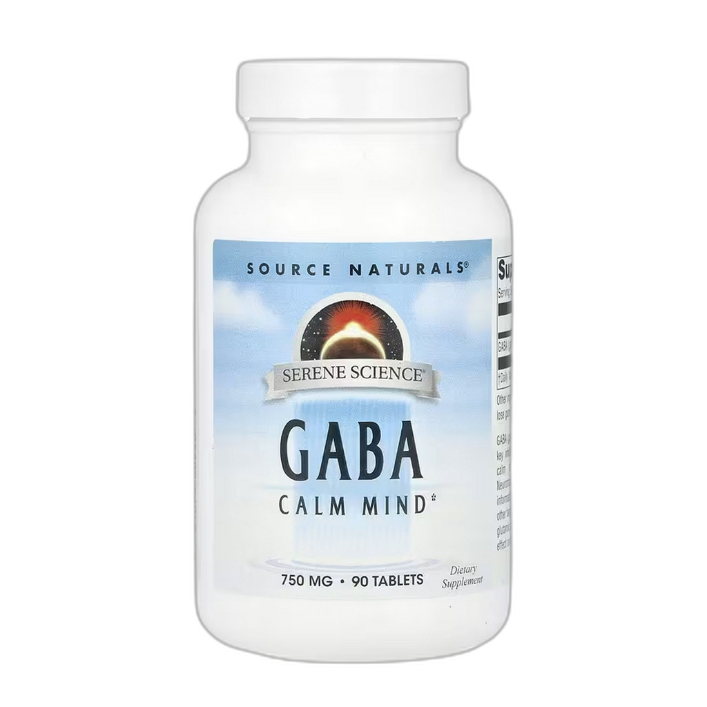 Серене Скіенке® GABA 750 мг - 90 таблеток - Source Naturals