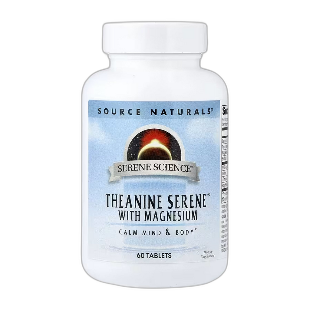 Серене Скіенке® Теанін Серене® - 60 таблеток - Source Naturals