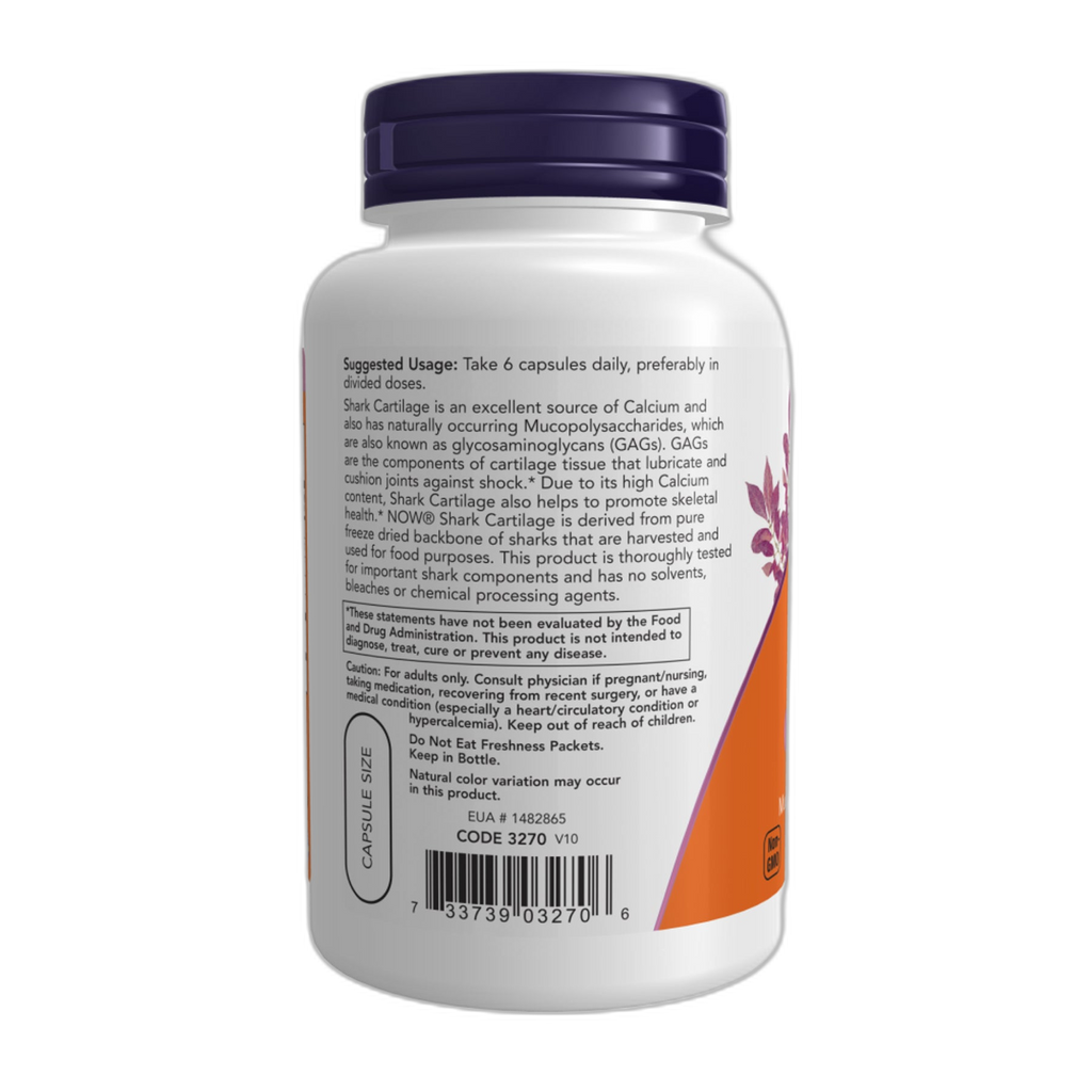 Шарк Картілаге 750 мг - - Now Foods