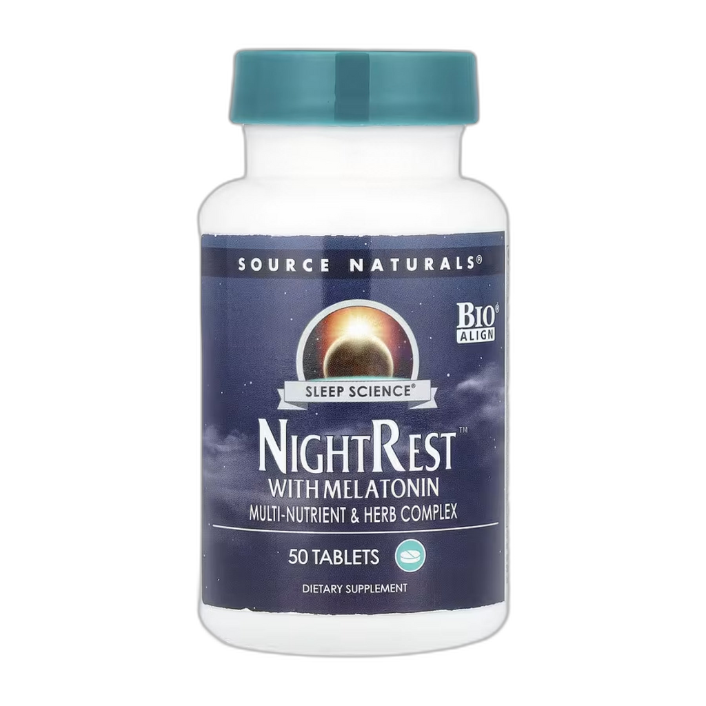 Сон Скіенке® НігхтРест™ з мелатонін - - Source Naturals