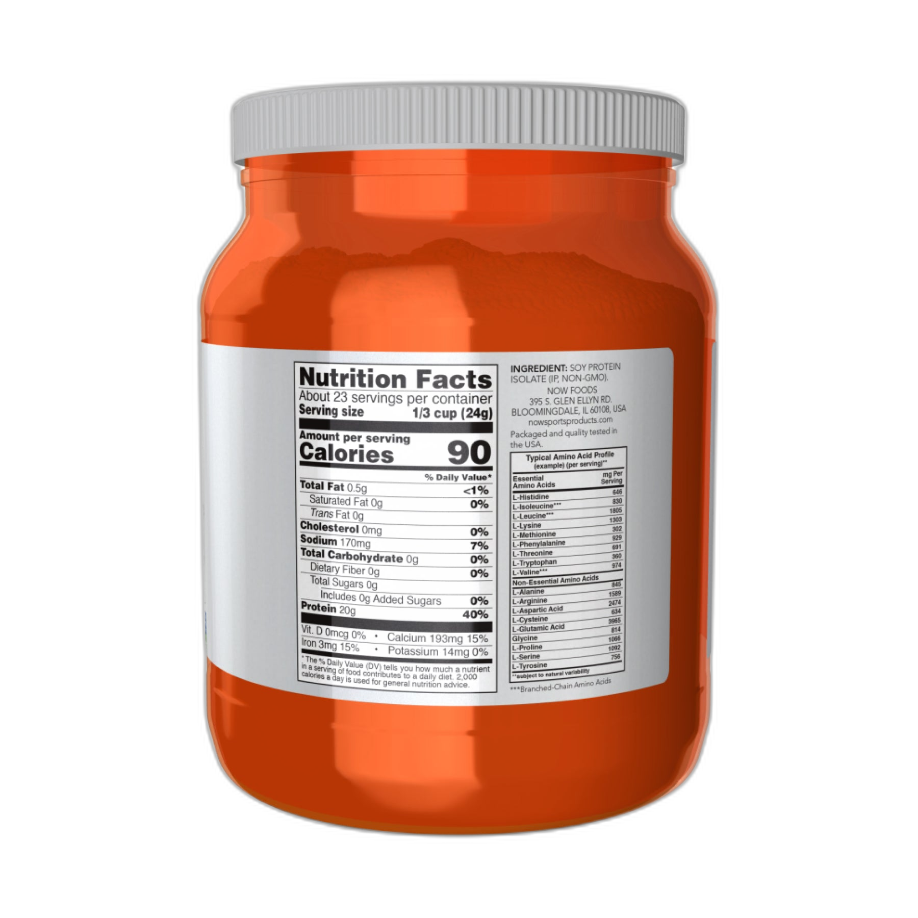 Соєвий протеїн Ісолате - 907 г - Now Foods