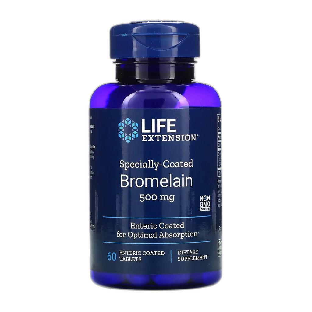 Specially-Coated Бромелайн 500 мг - 60 таблеток - Life Extension