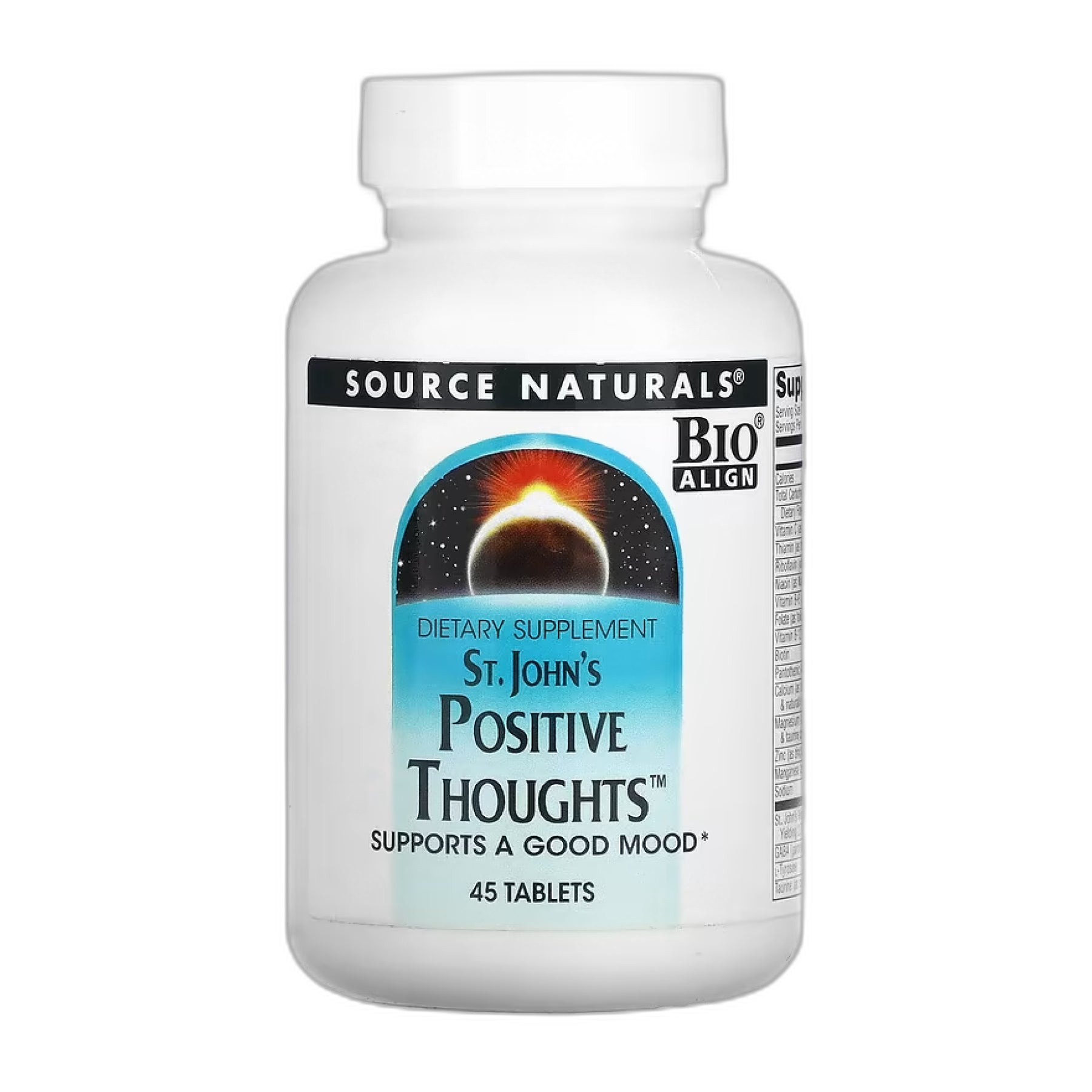 St. Джохн'с Посітіве Тоугхтс™ - 45 таблеток - Source Naturals