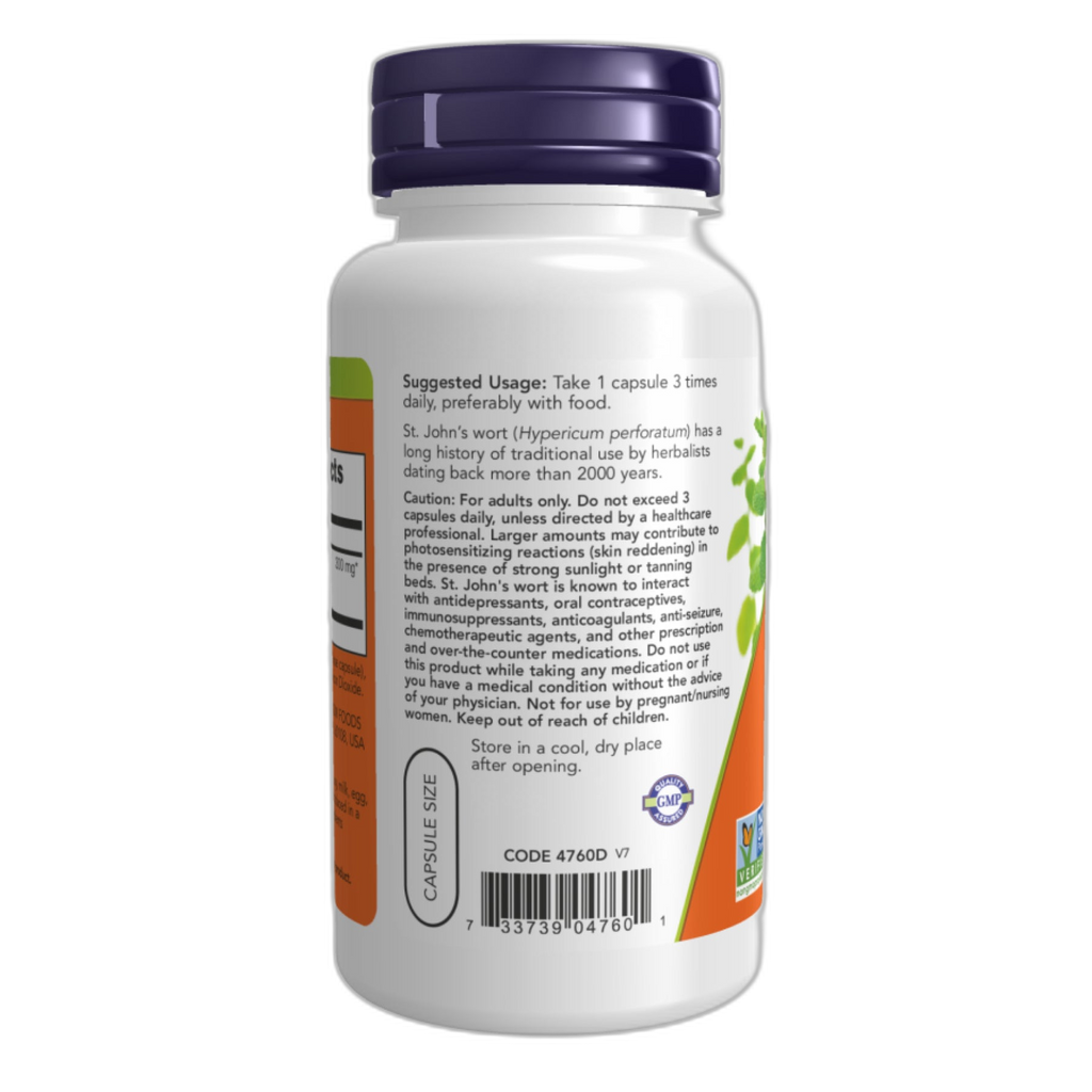 ST. Джохн'с Ворт 300 мг - 100 капсул - Now Foods