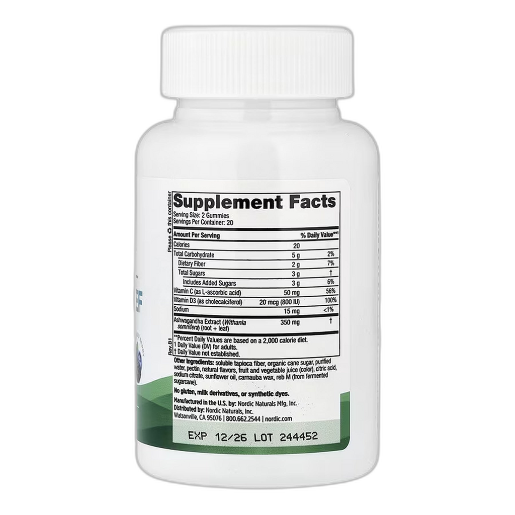 Стрес Relief - 40 цукерок - Nordic Naturals — фото 2