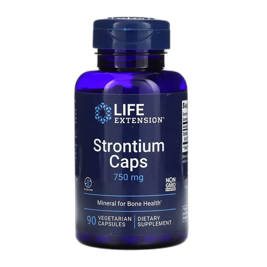 Strontium Caps 750 мг - 90 капсул - Life Extension