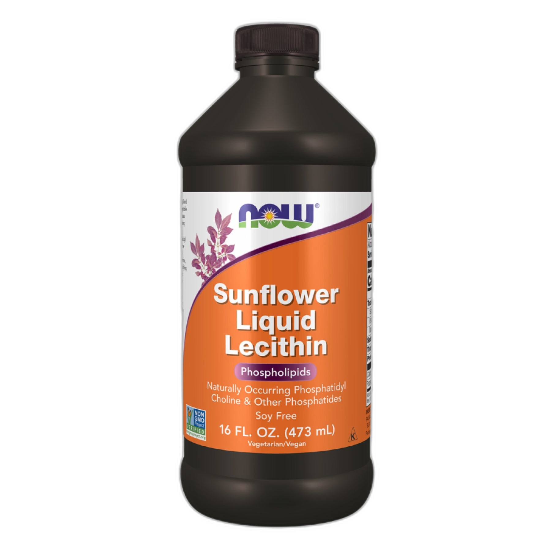Сунфловер рідкий Лецитин - 16 fl oz - Now Foods