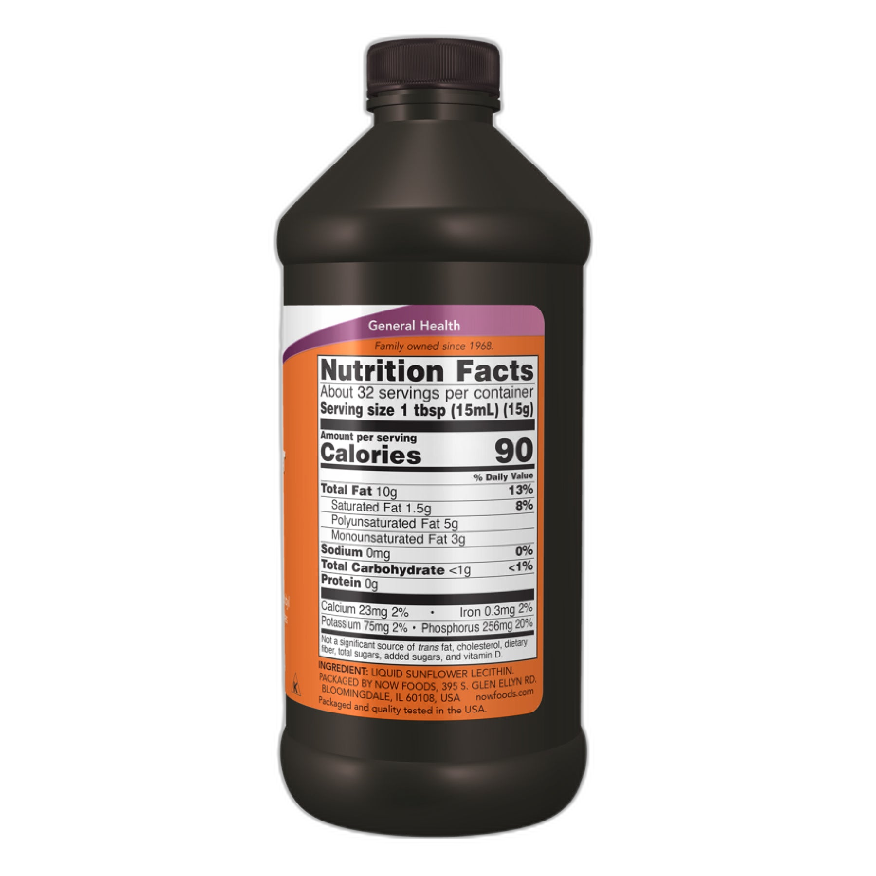 Сунфловер рідкий Лецитин - 16 fl oz - Now Foods — фото 2