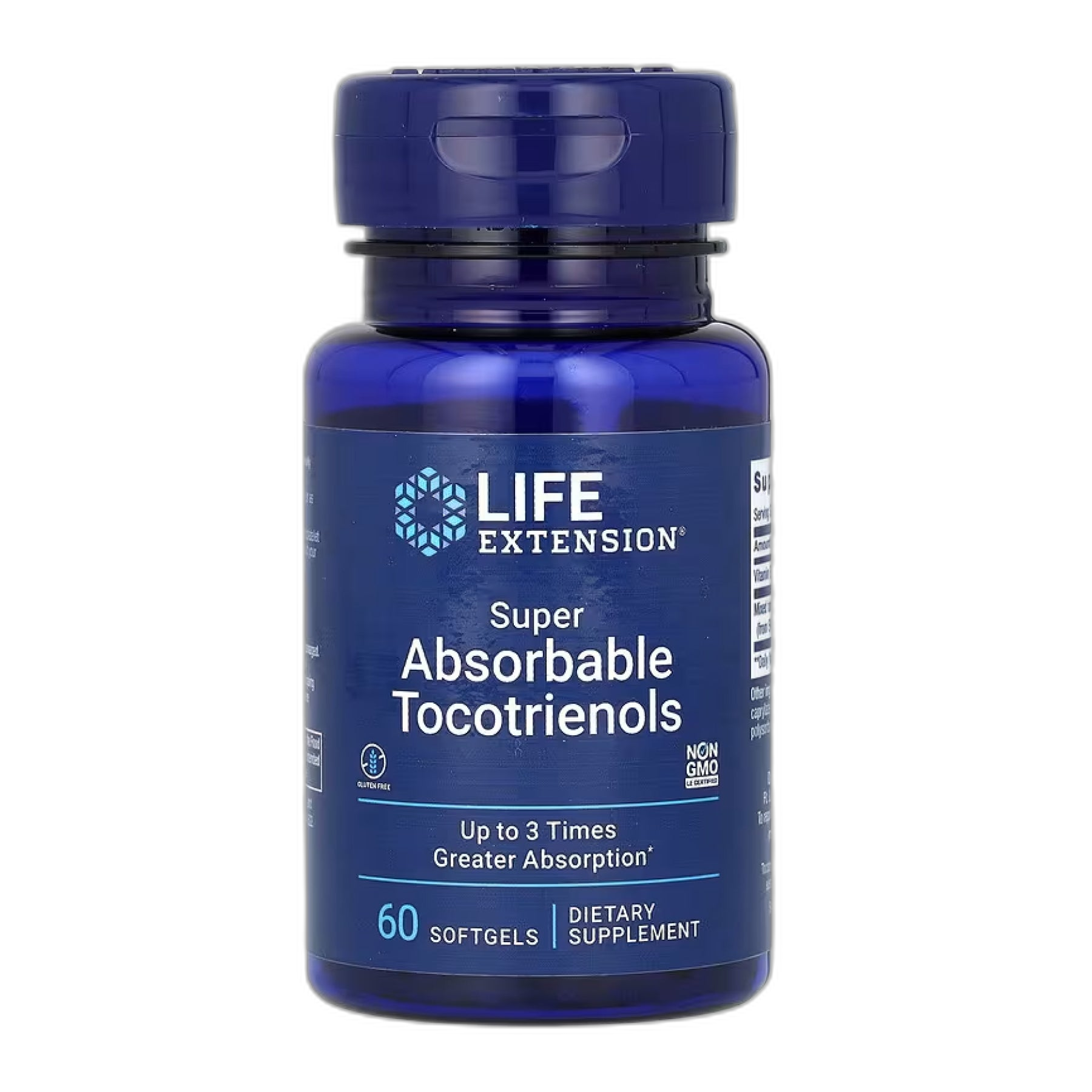 Super Absorbable Tocotrienols вітамін E - 60 капсул - Life Extension