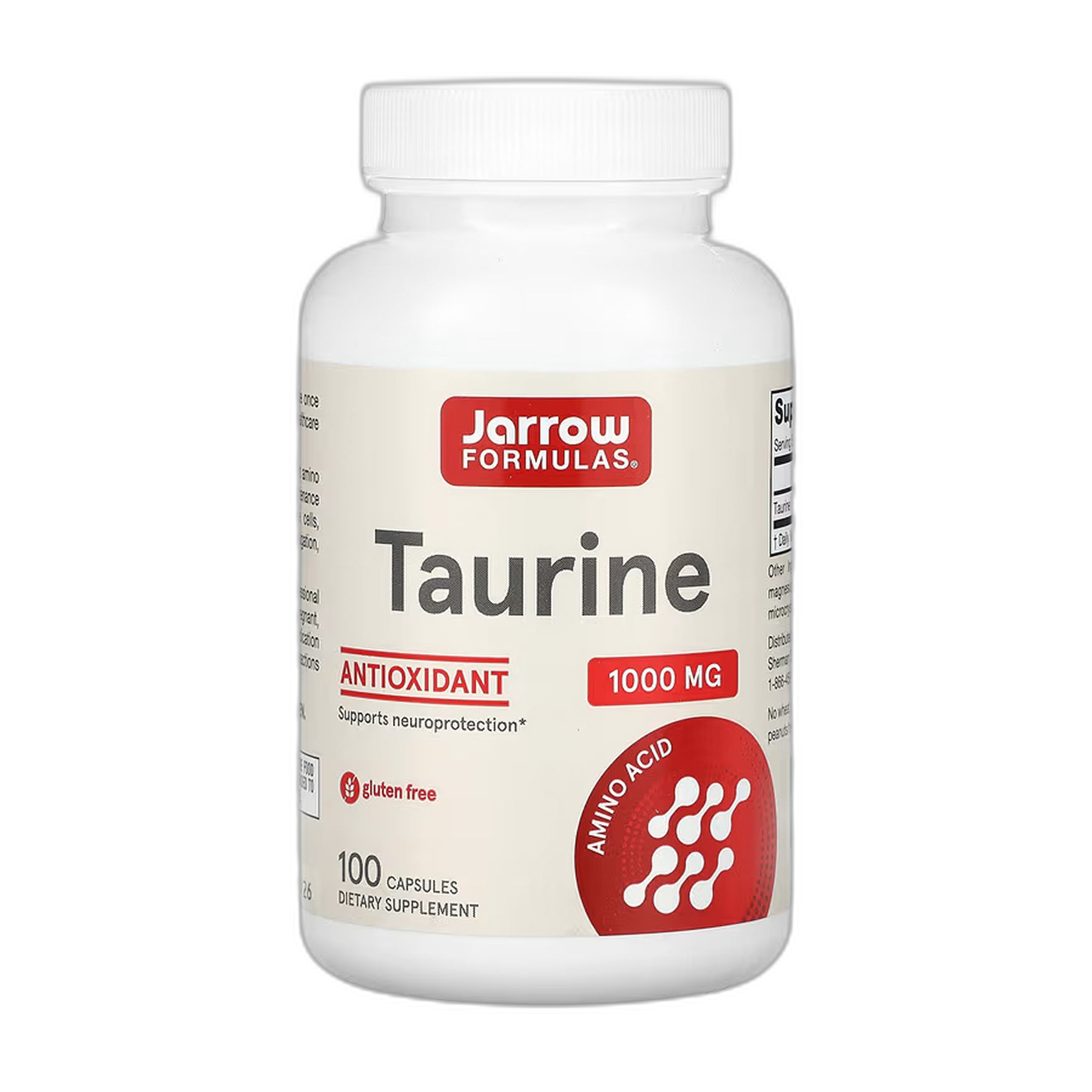 Таурин 1000 - 100 капсул - Jarrow Formulas