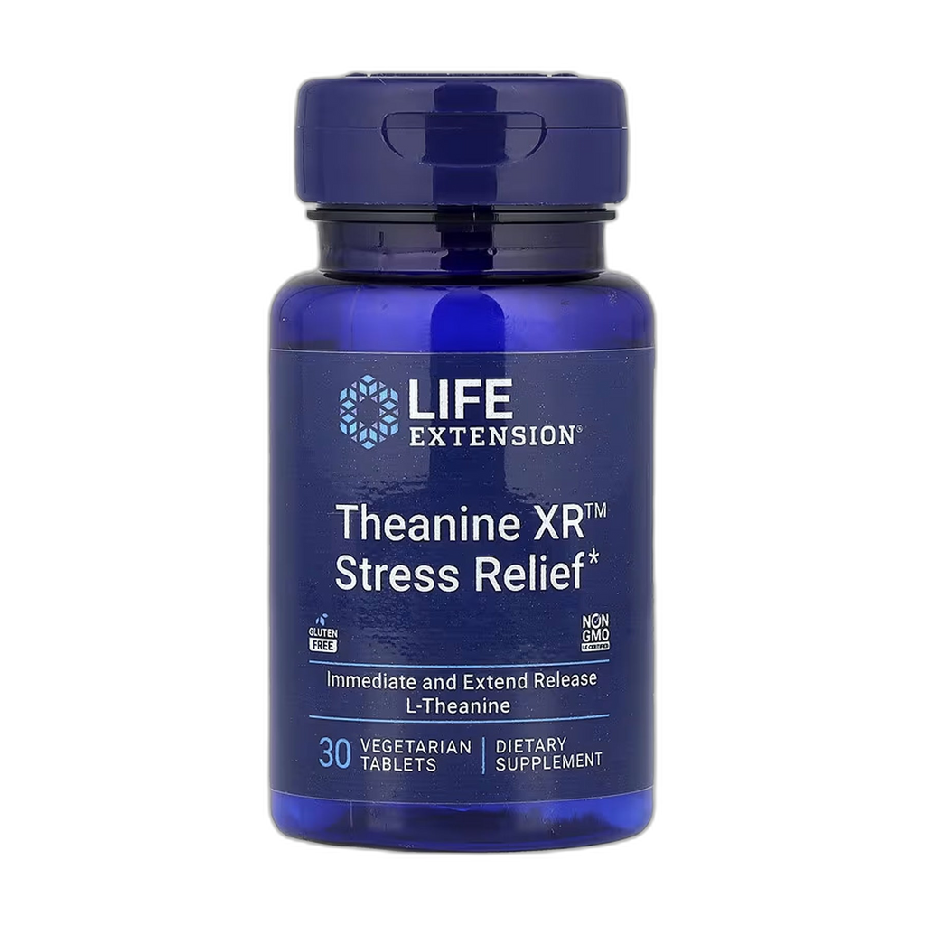 Теанін XR™ Стрес Relief - 30 vegetarian tablets - Life Extension