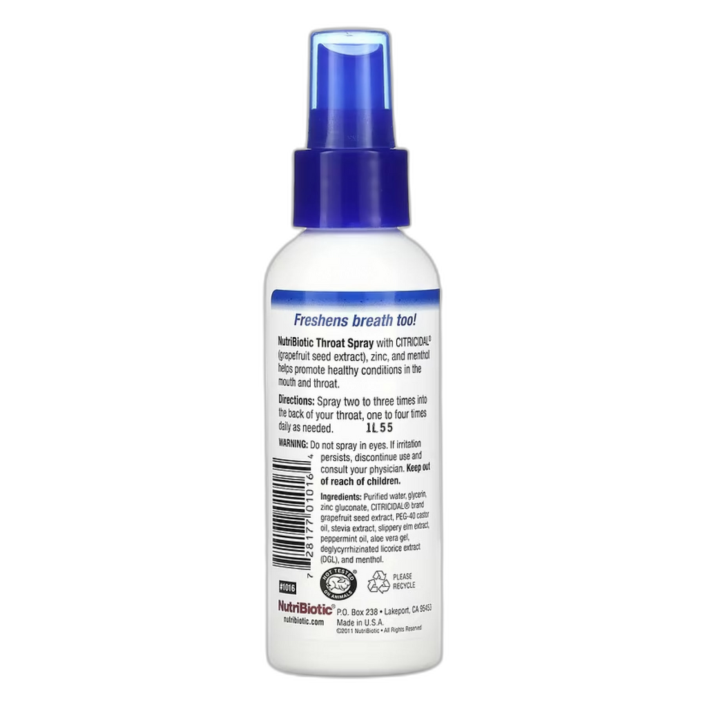 Throat Spray спрей для горла - 118 мл - Nutribiotic — фото 2