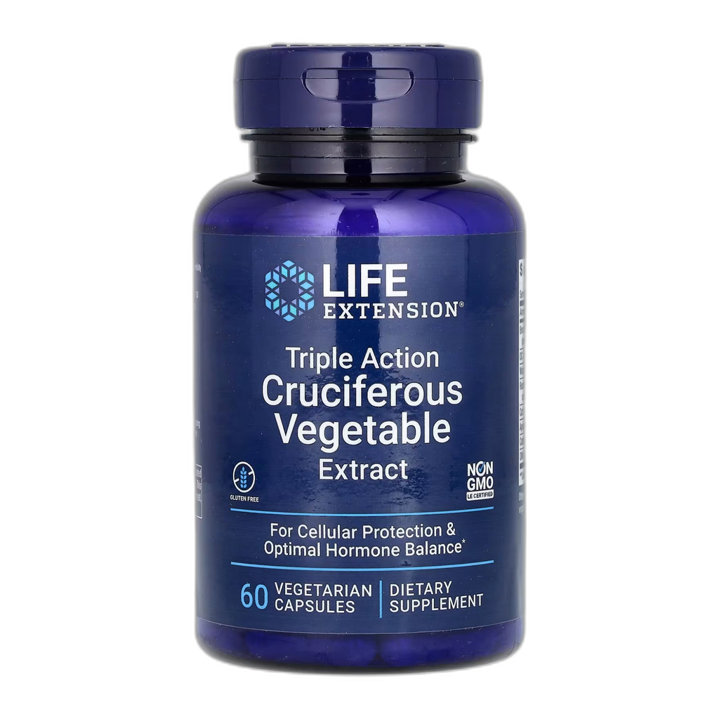 Triple Action Cruciferous Vegetable Екстракт - 60 капсул - Life Extension