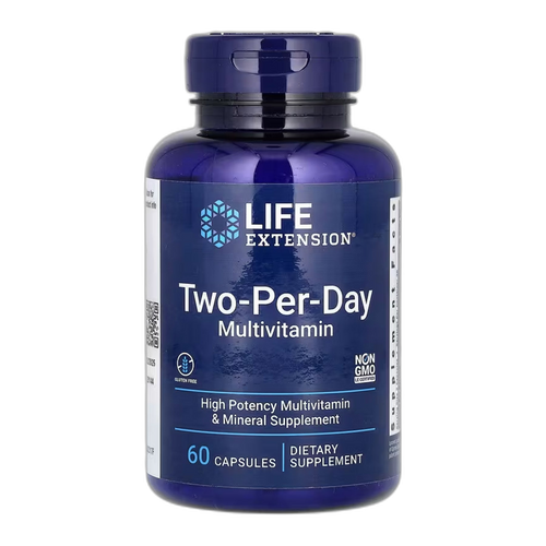 Two-Per-Day Мультивітамін - 60 капсул - Life Extension
