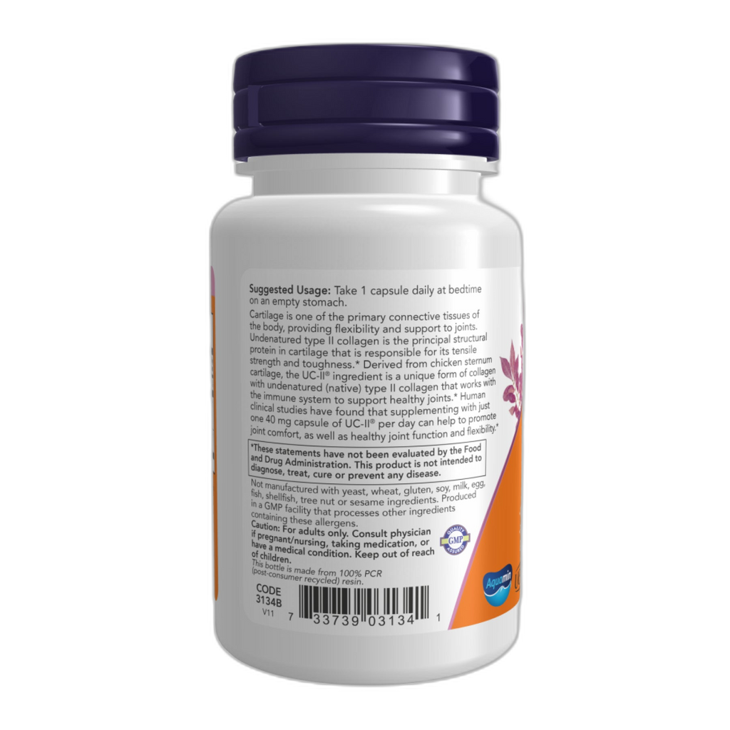 Now Foods UC-II® Колаген типу II 40 мг 60 капсул