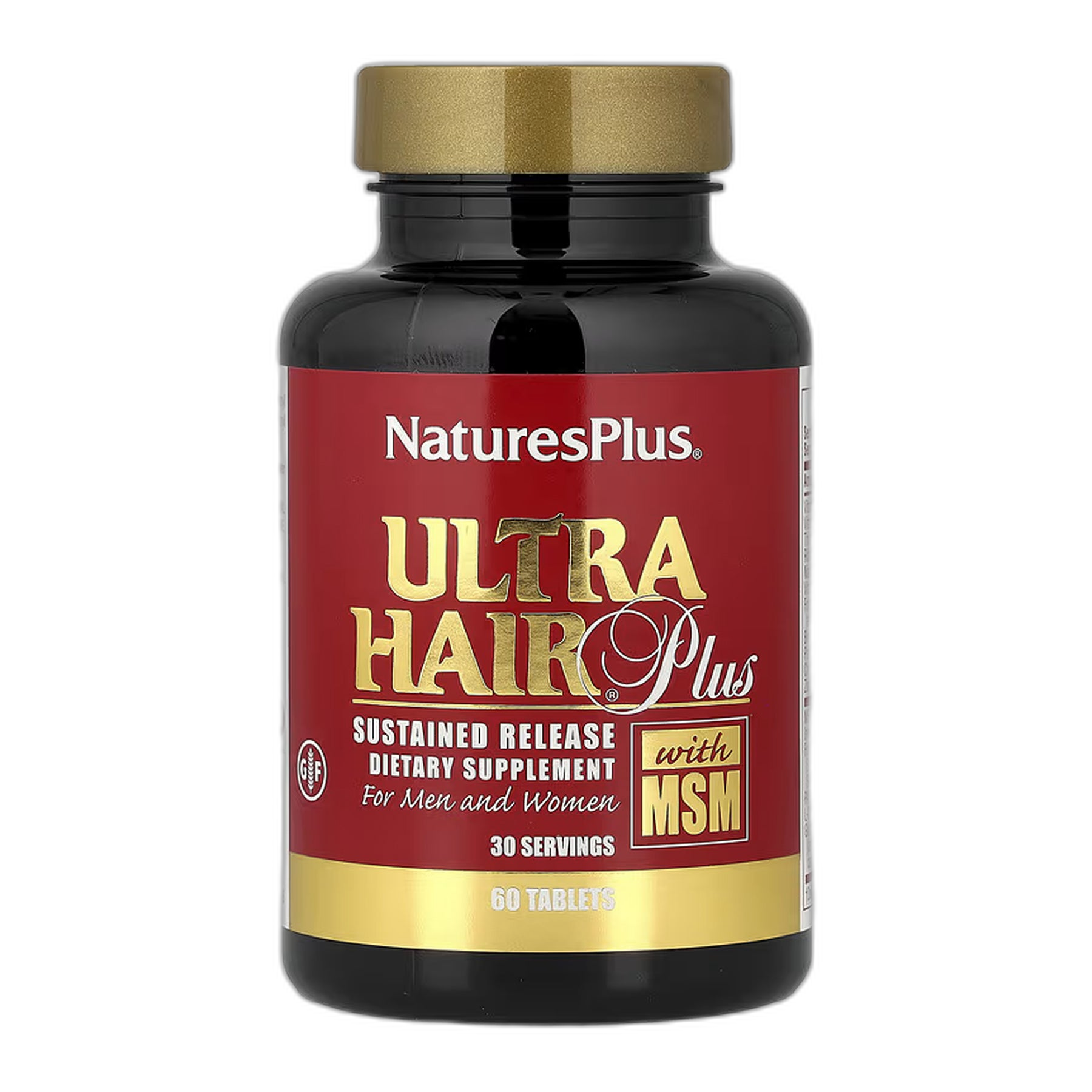 Ультра Волосся плюс з мСМ - 60 таблеток - Nature's Plus