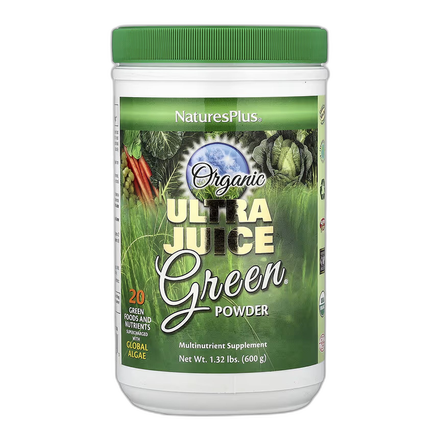 Ультра Джуіке Зелений Дрінк - 600 г - Nature's Plus