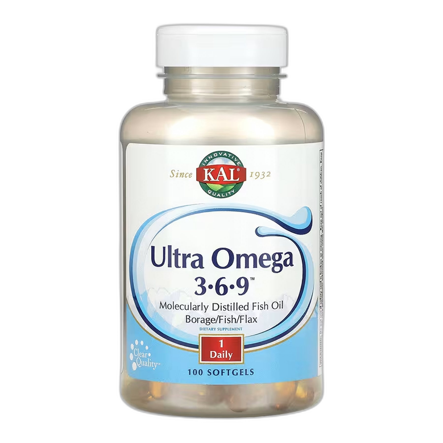 Ультра Омега 3-6-9 1200 мг - 100 капсул - KAL