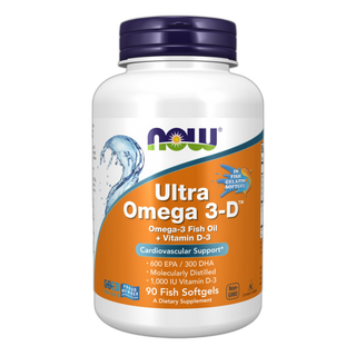 Ультра Омега-3-D капсул - Now Foods