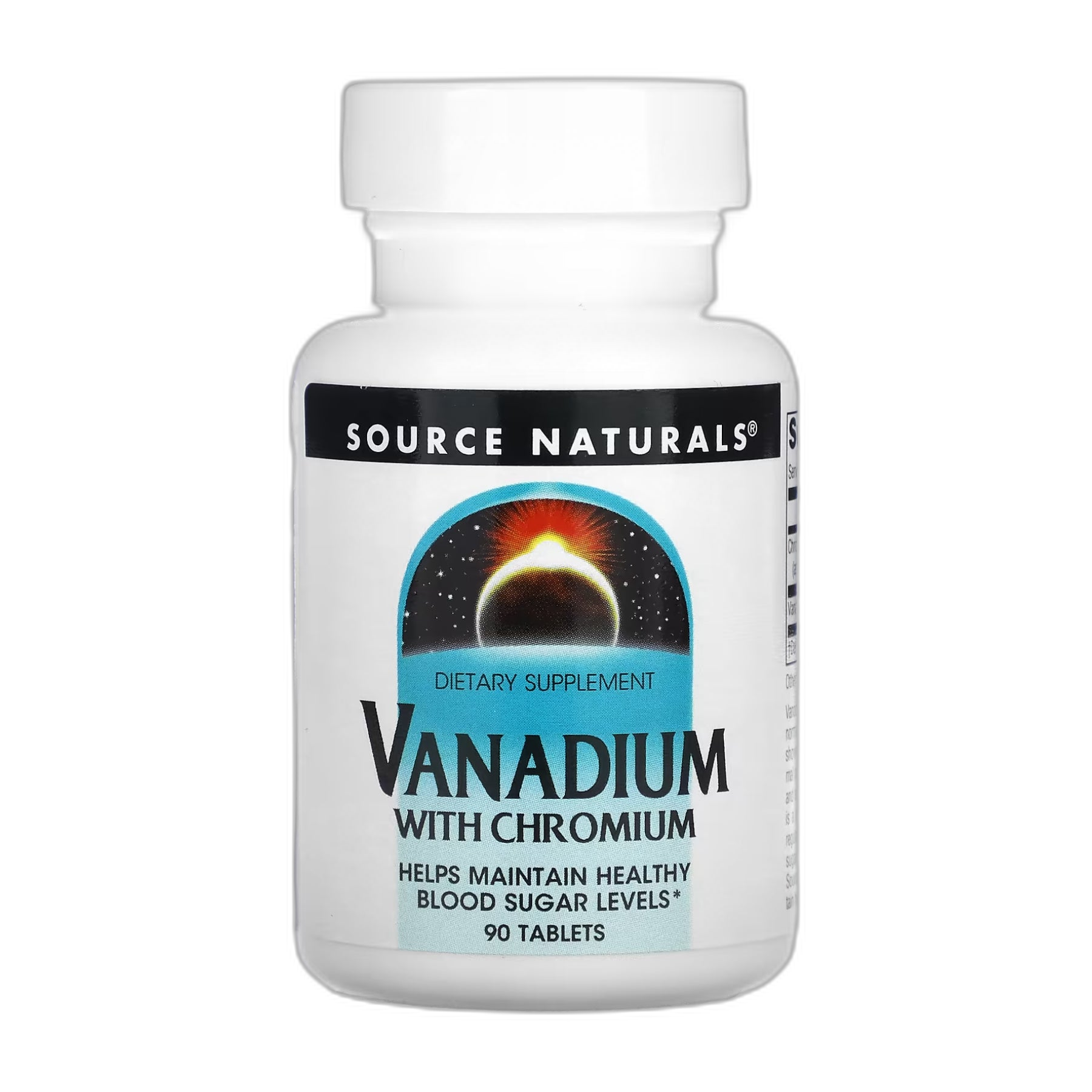 Ванадій з хром - 90 таблеток - Source Naturals