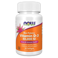 Вітамін D3 50,000 МО - 50 капсул - Now Foods