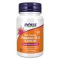 Вітамін D3 5000 МО - 240 капсул - Now Foods