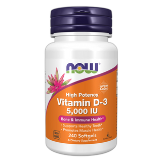 Вітамін D3 5000 МО - Now Foods