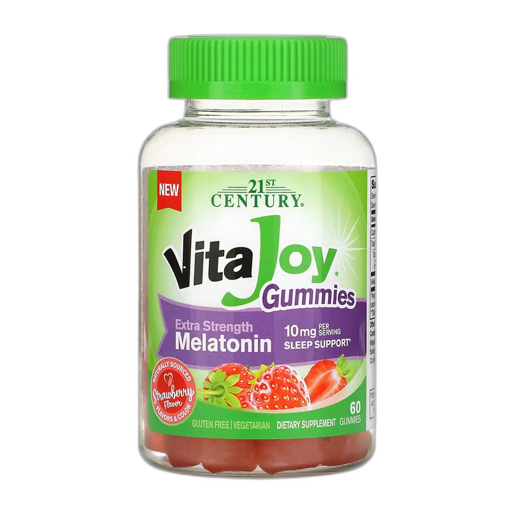 VitaJoy Мелатонін 10 мг - 60 цукерок - 21st Century