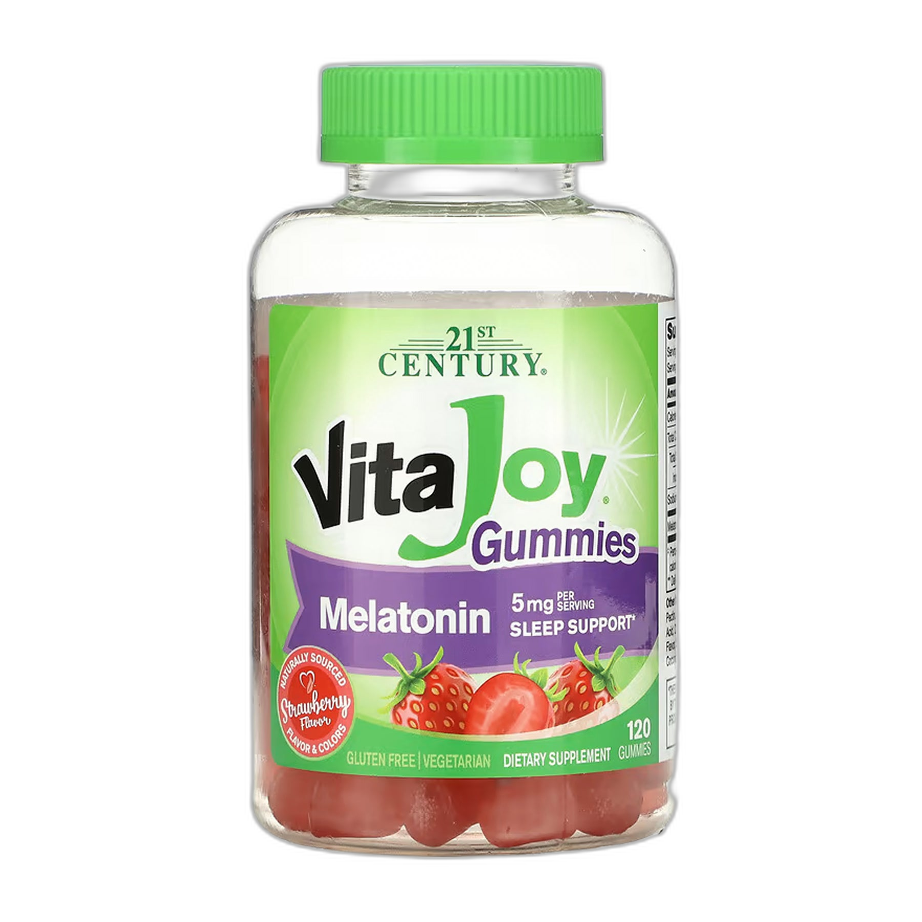 VitaJoy Мелатонін 5 мг - 120 цукерок - 21st Century