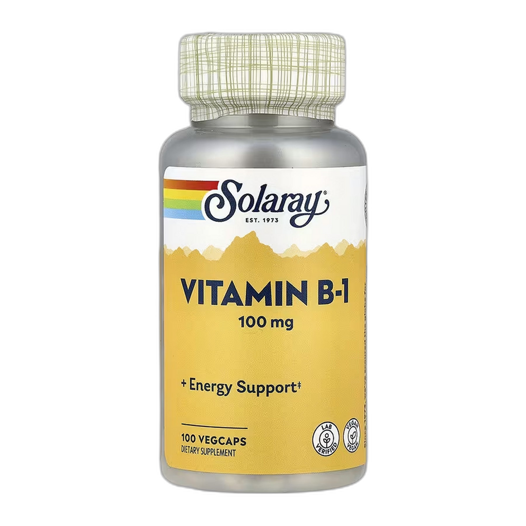 Вітамін B-1 100 мг - 100 капсул - Solaray
