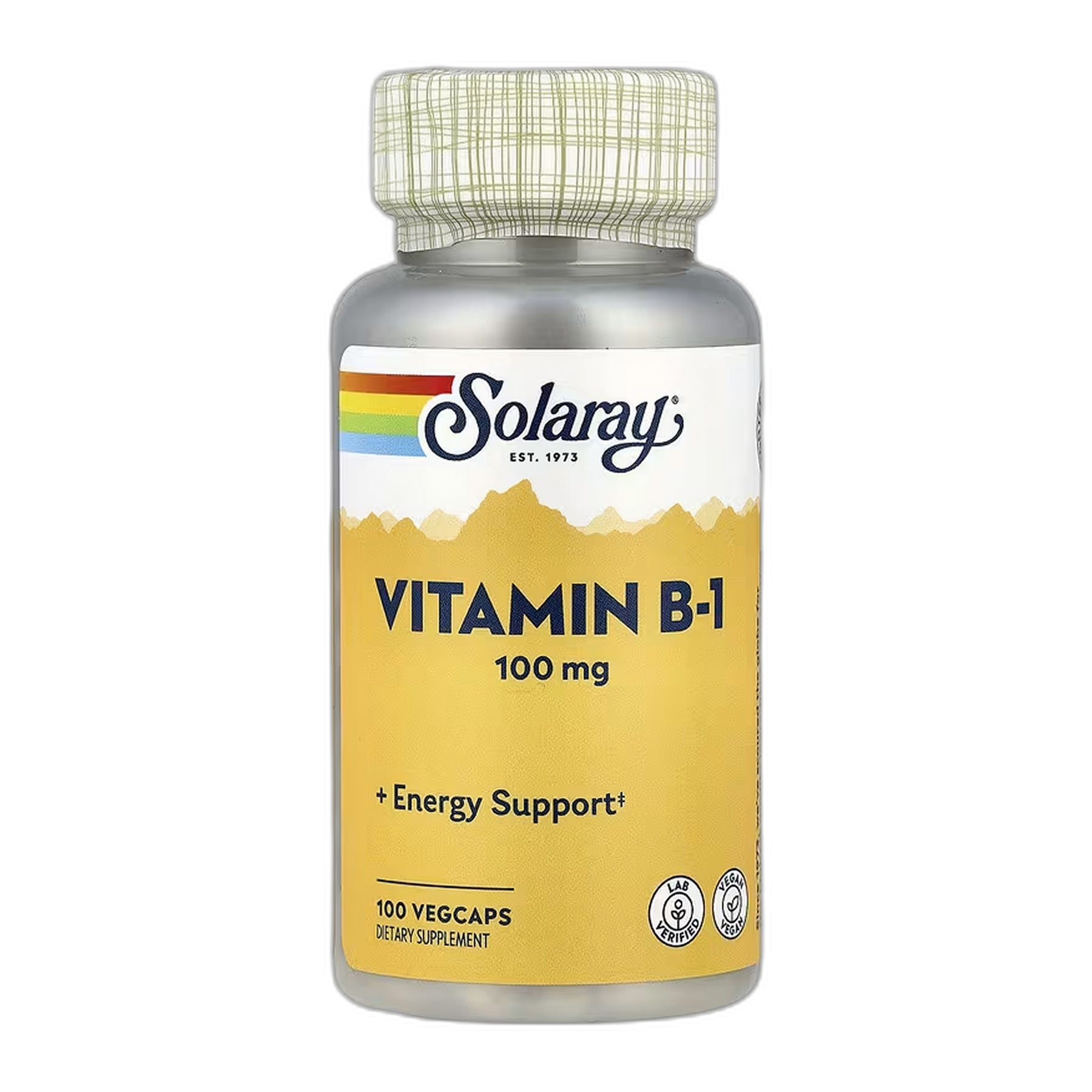 Вітамін B-1 100 мг - 100 капсул - Solaray