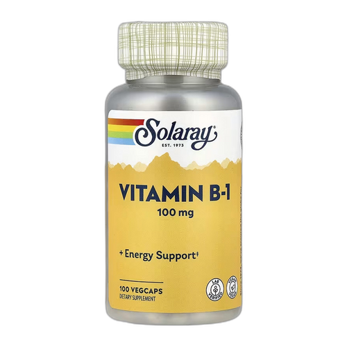 Вітамін B-1 100 мг - 100 капсул - Solaray