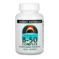 Вітамін B-50 комплекс 50 мг - 100 таблеток - Source Naturals