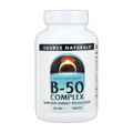 Vitamin B-50 Комплекс 50 мг - 50 таблеток - Source Naturals
