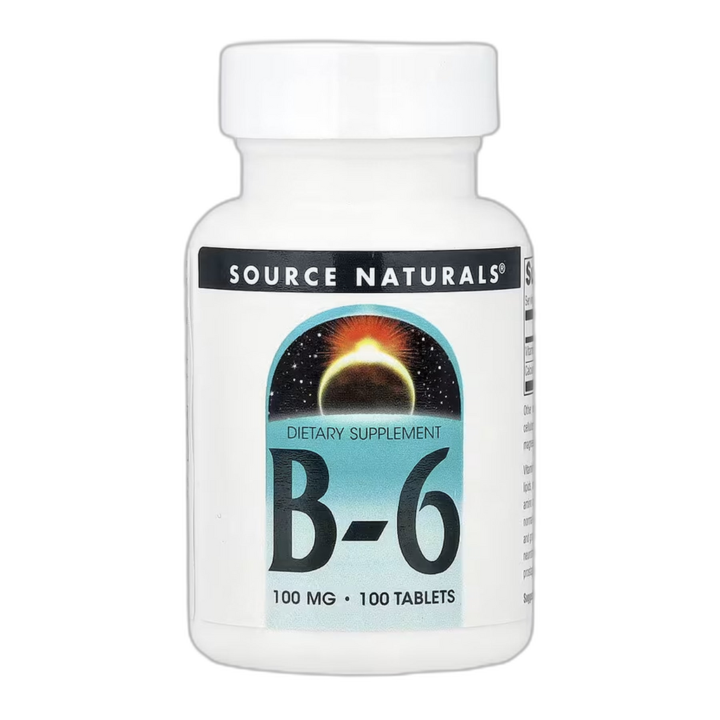 Вітамін B-6 100 мг - 100 таблеток - Source Naturals